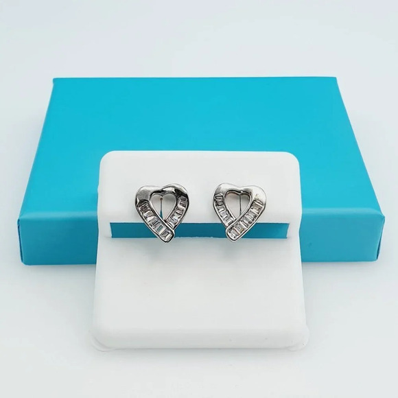 925 Sterling Silver CZ Beautiful Earrings for Women, 1USPAR4210 - Picture 10 of 11